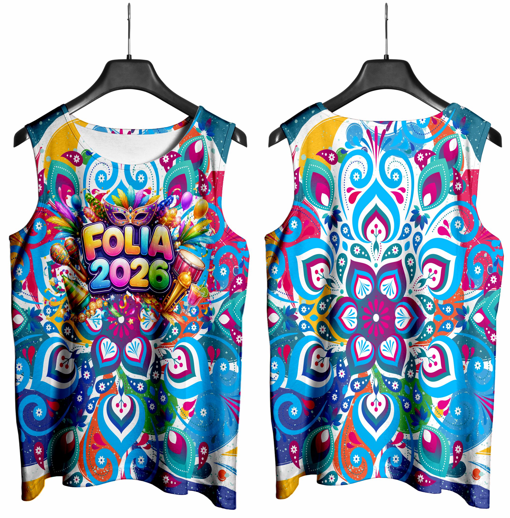 Arte vetor camisa Abadá carnaval-021