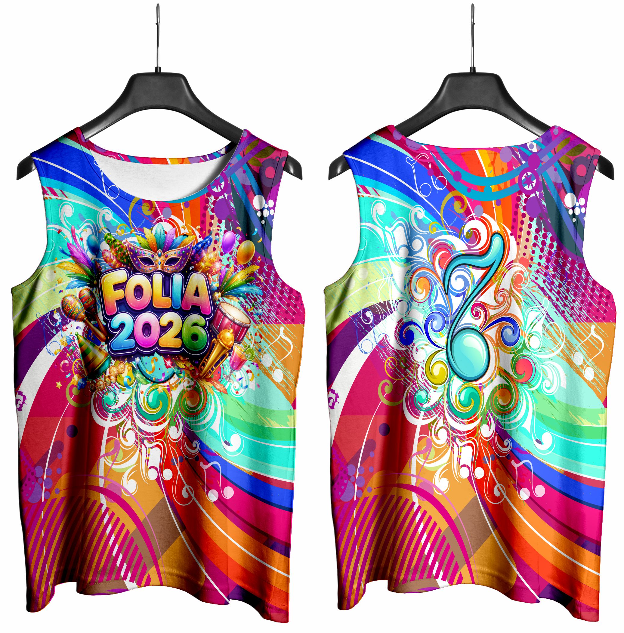 Arte vetor camisa Abadá carnaval-026