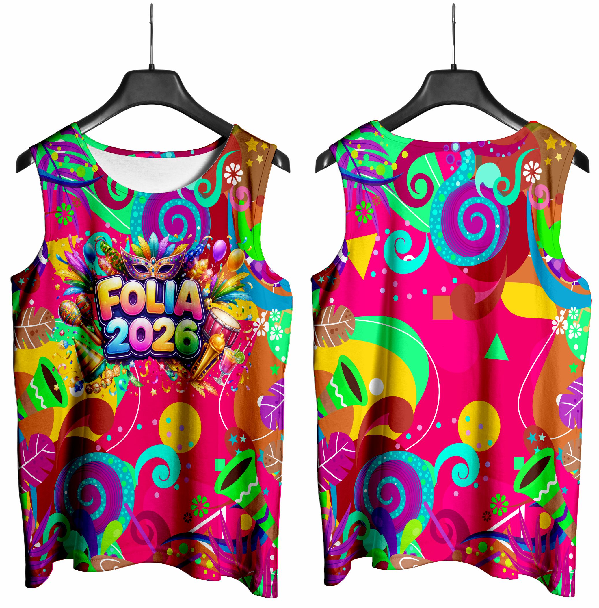 Arte vetor camisa Abadá carnaval-031