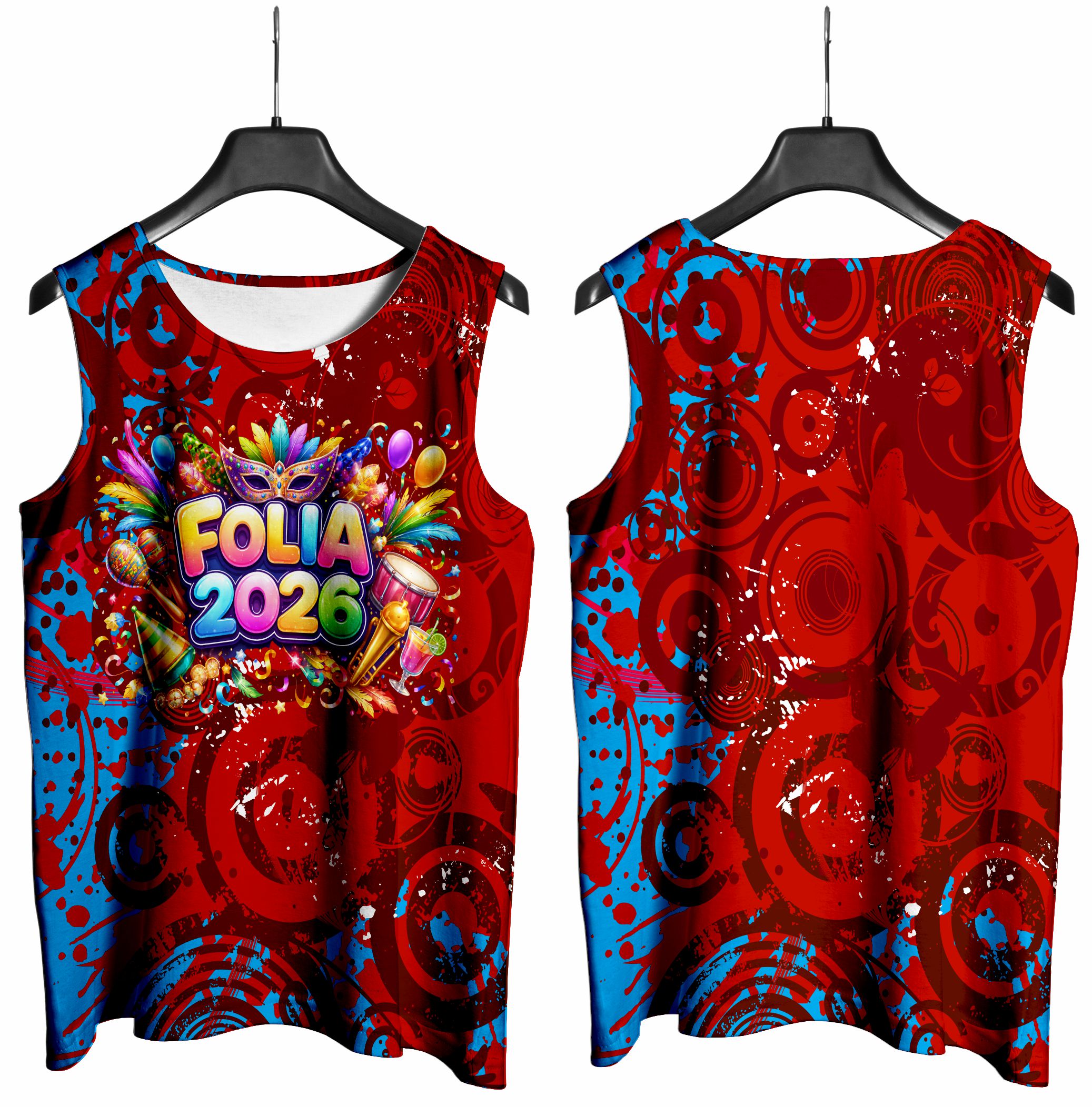 Arte vetor camisa Abadá carnaval-036