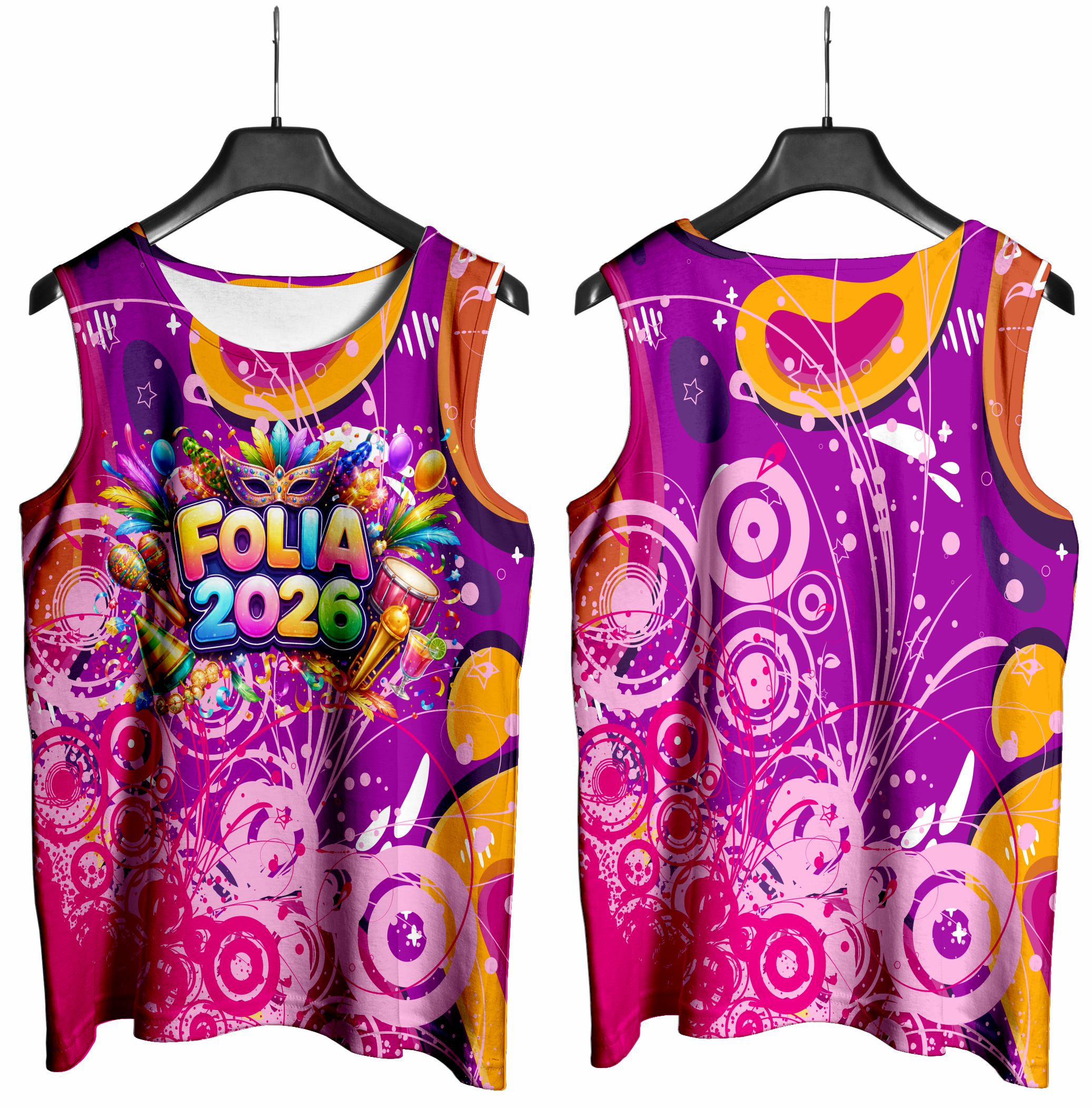 Arte vetor camisa Abadá carnaval-038