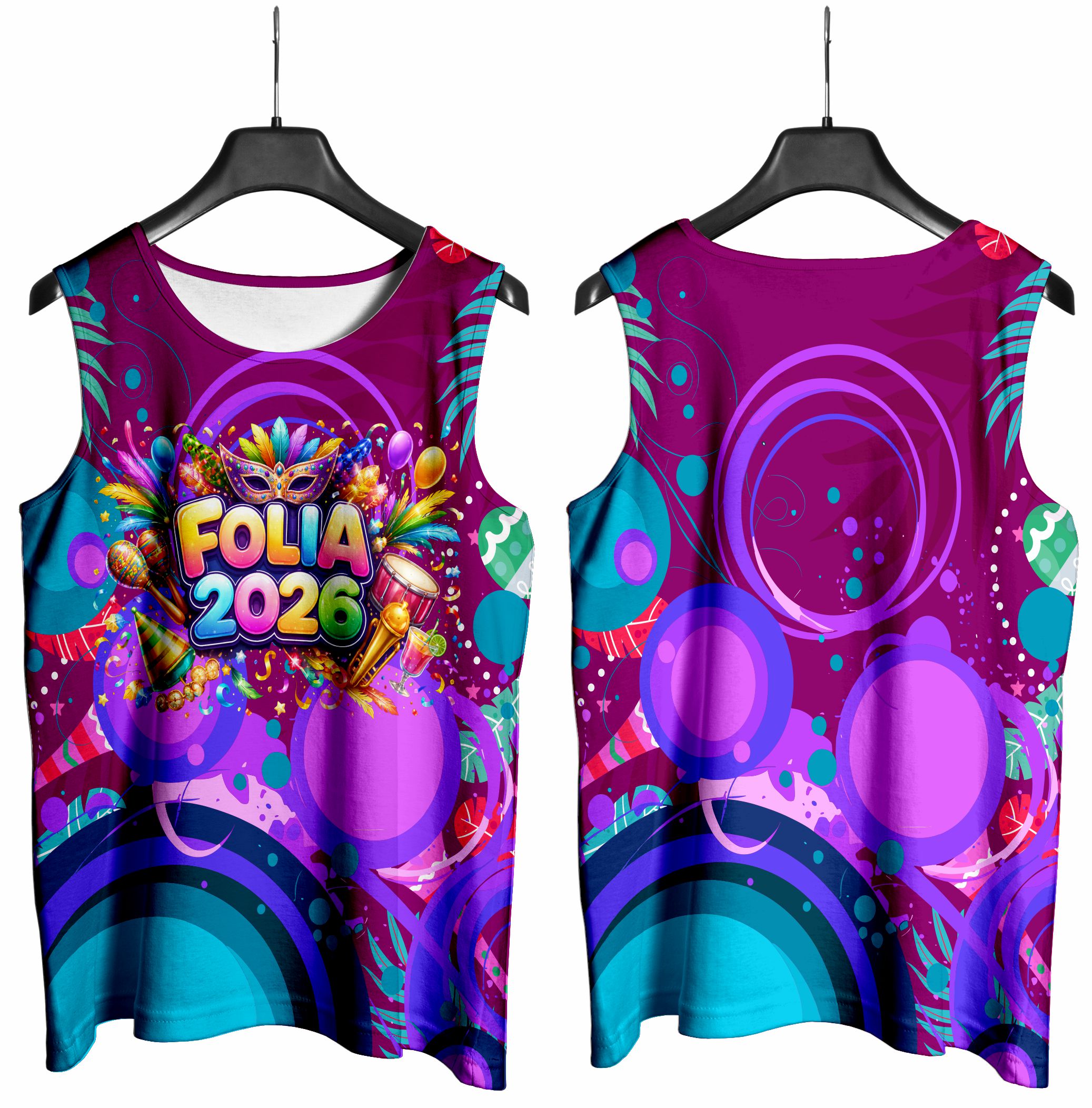 Arte vetor camisa Abadá carnaval-040