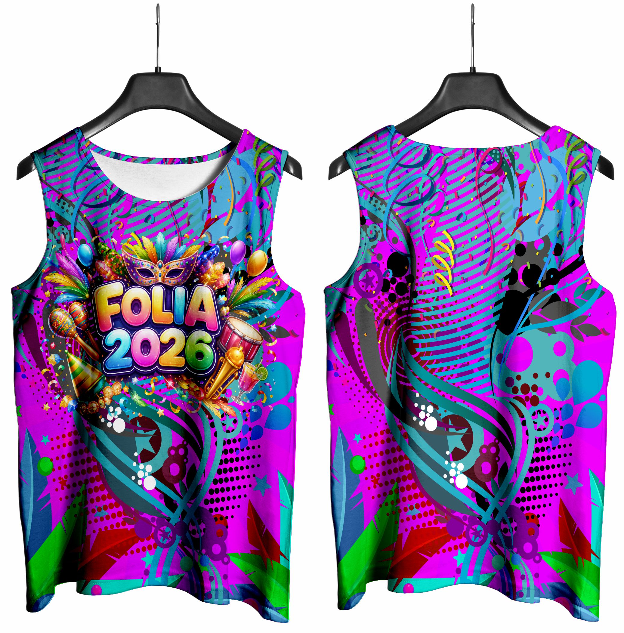 Arte vetor camisa Abadá carnaval-046