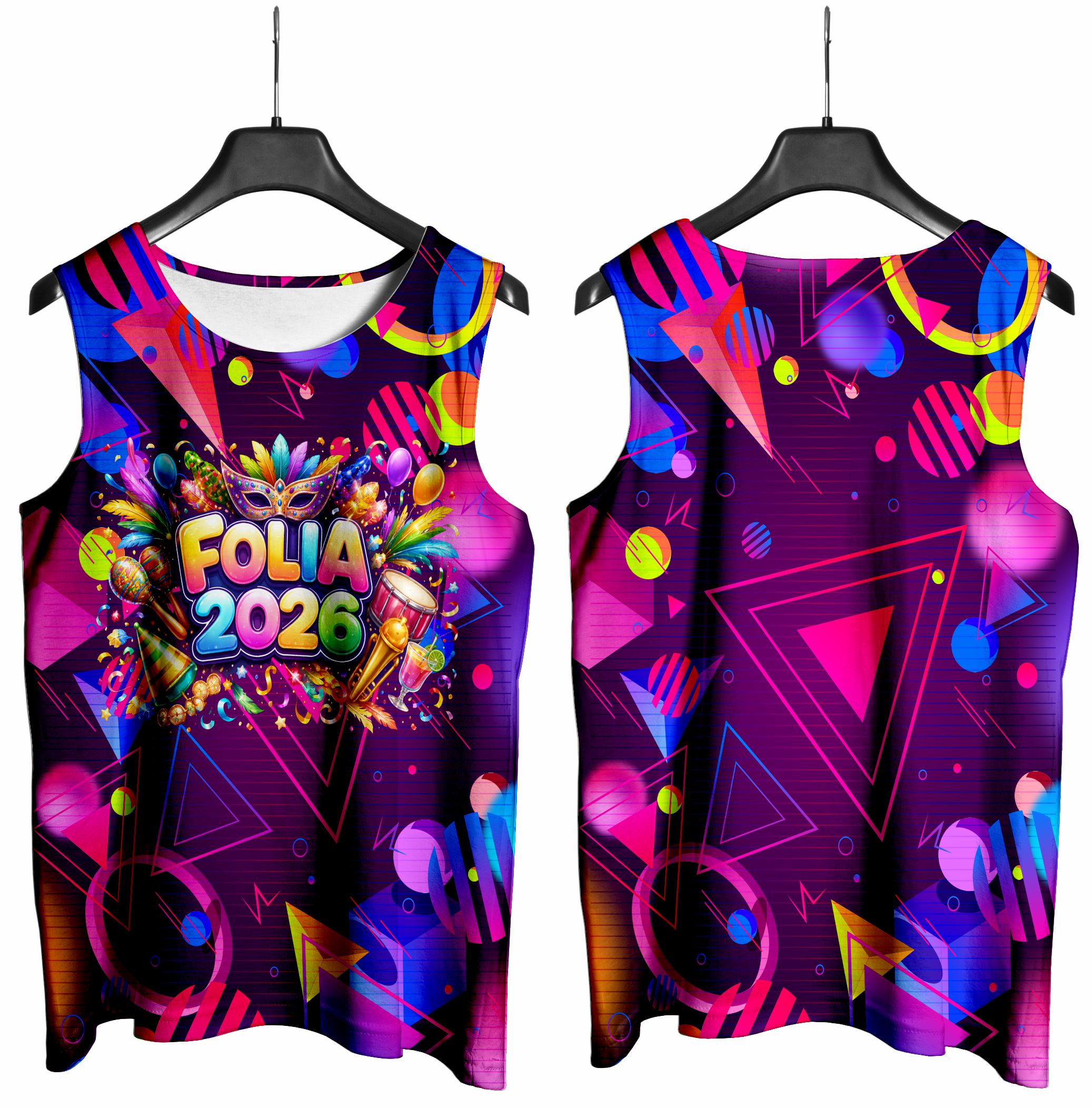 Arte vetor camisa Abadá carnaval-050