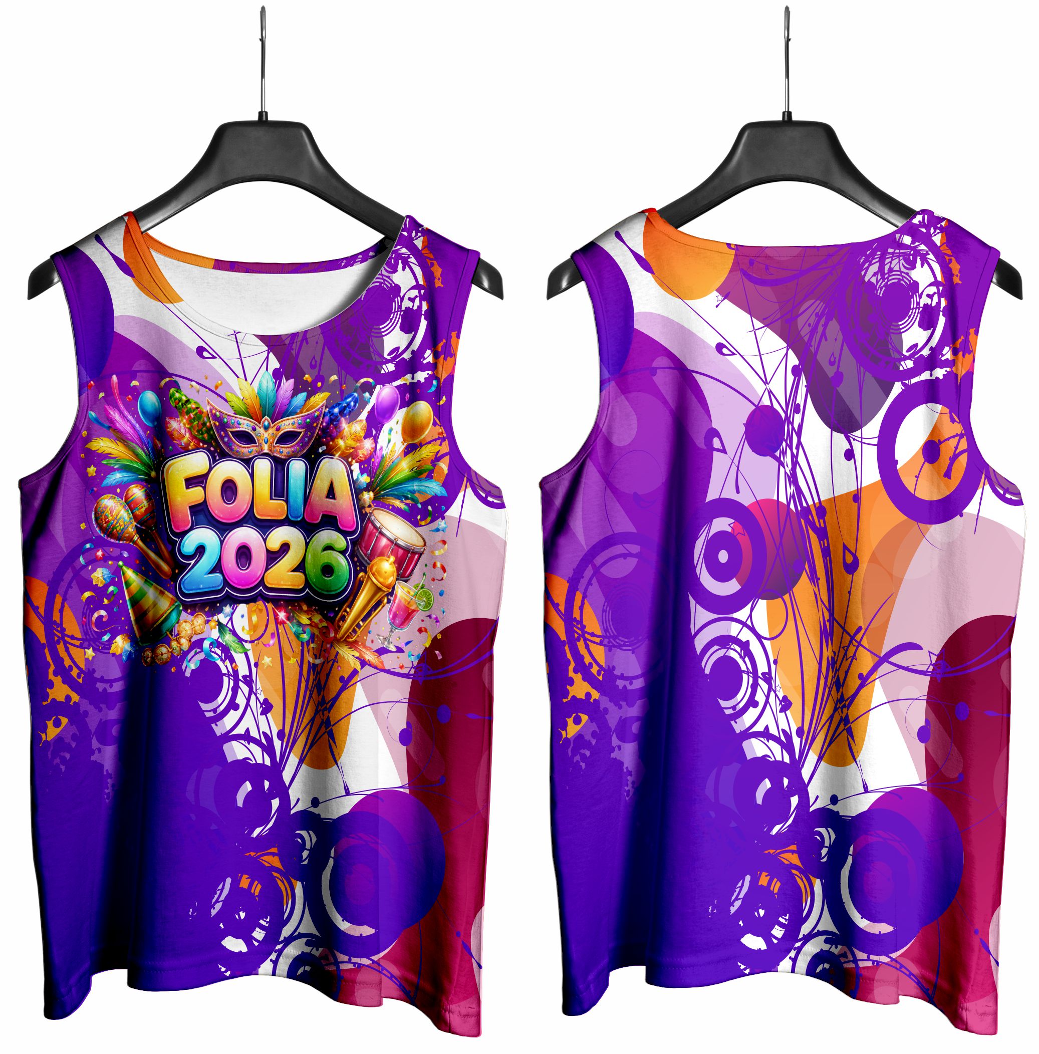 Arte vetor camisa Abadá carnaval-051