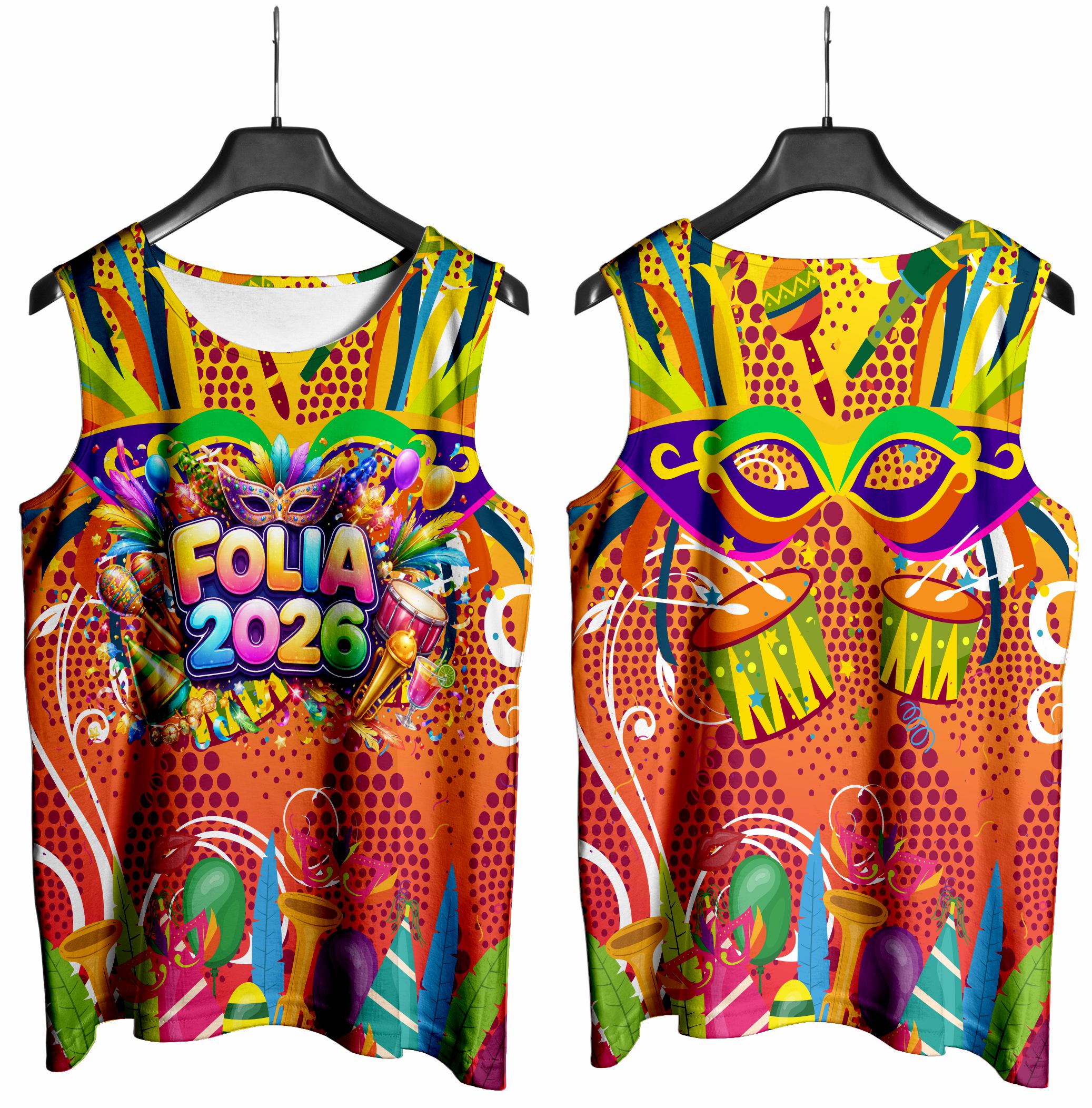 Arte vetor camisa Abadá carnaval-053