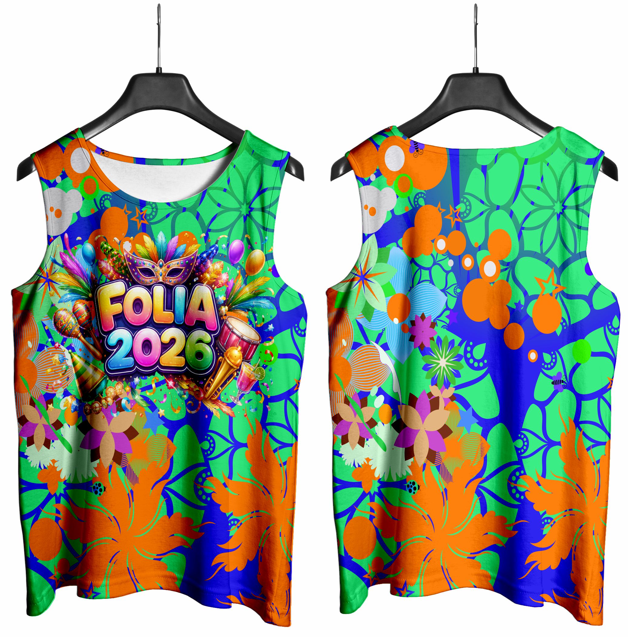 Arte vetor camisa Abadá carnaval-056