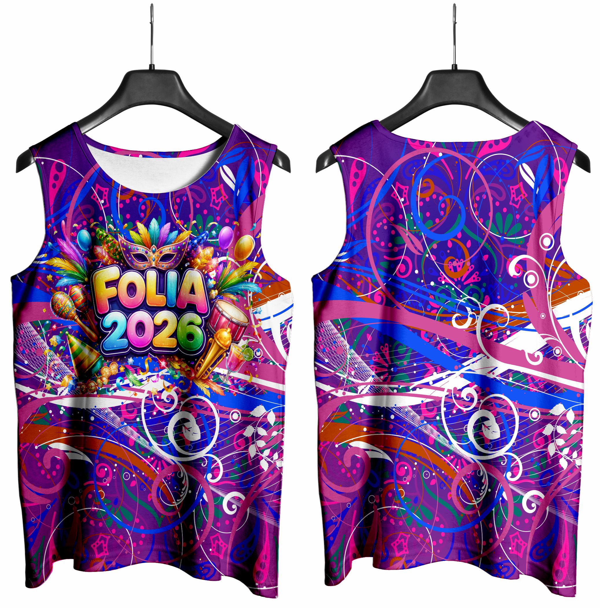 Arte vetor camisa Abadá carnaval-057
