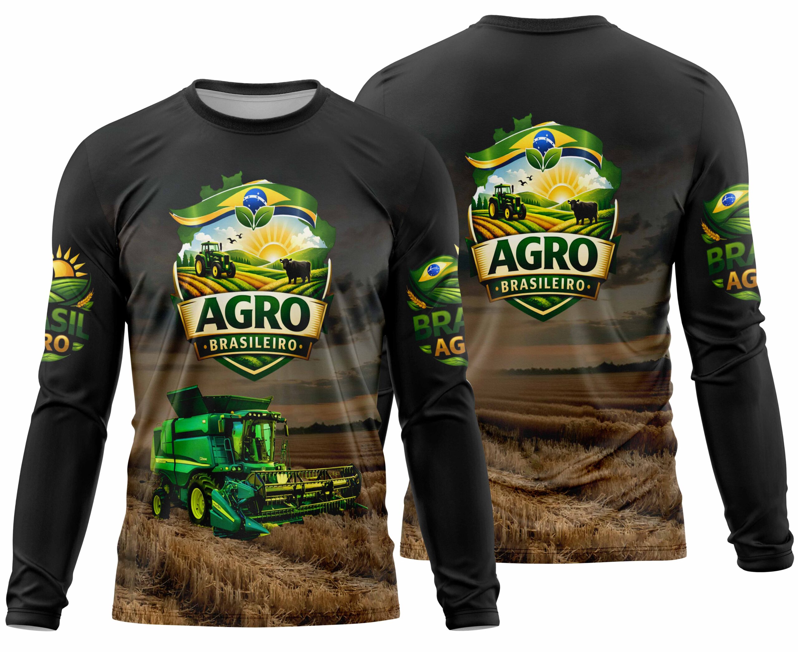 Arte estampa camisa Agro 002