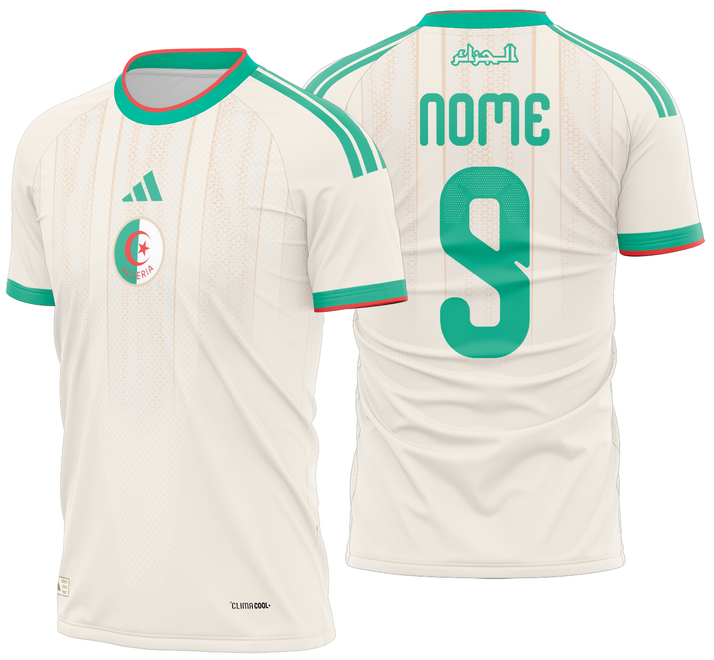 Arte Vetor Camisa Algeria Local 2026