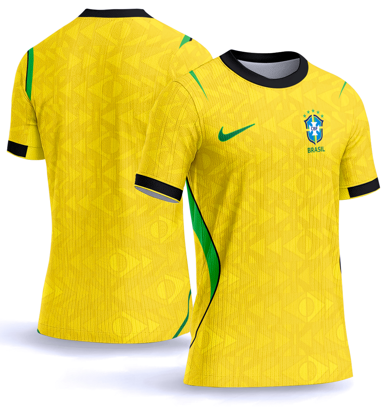 Arte Vetor Camisa Brasil concept 2026