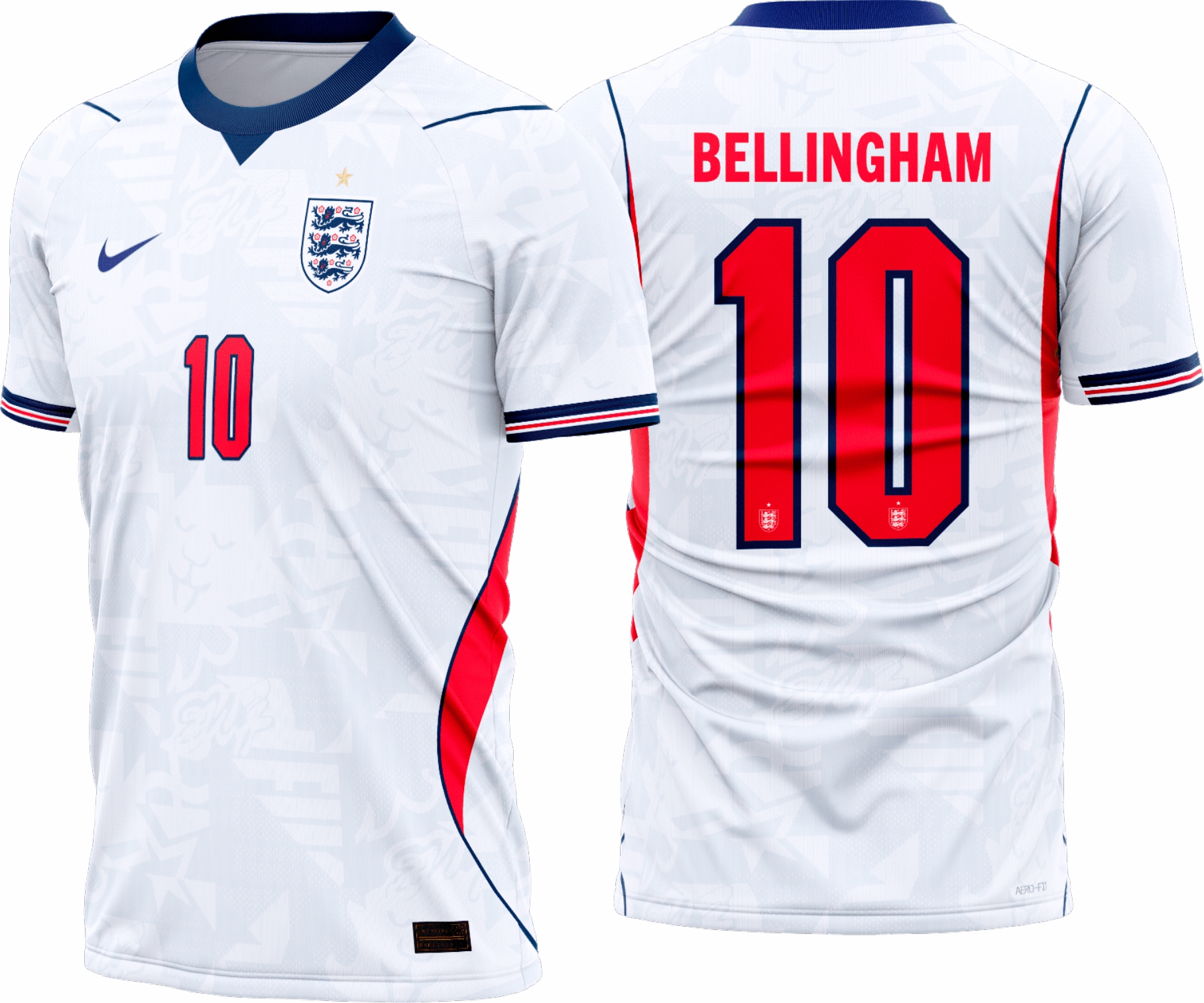 Arte Vetor Camisa Inglaterra local 2026