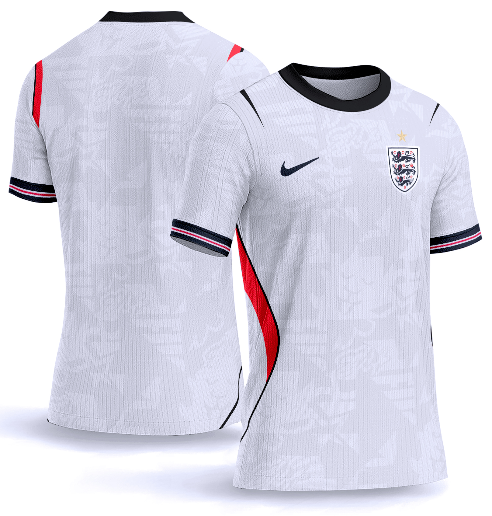 Arte Vetor Camisa Inglaterra local 2026
