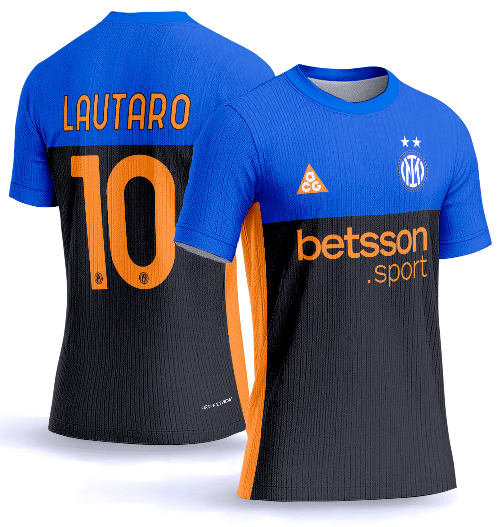 Arte vetor camisa Inter Milão quarta 2025-2026