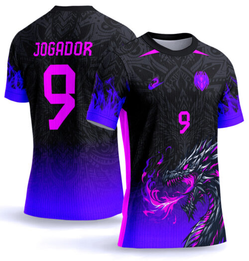 Arte vetor camisa Interclasse dragão 0018
