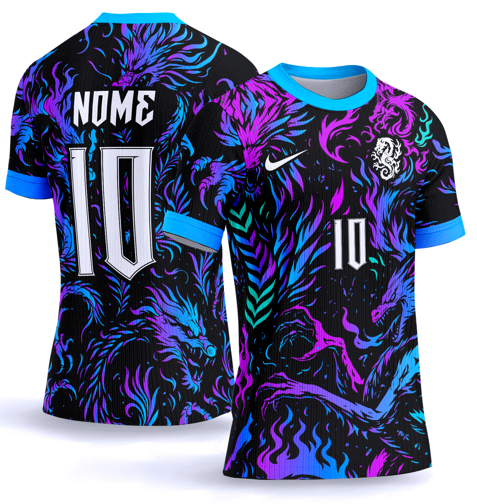 Arte vetor camisa Interclasse dragão 0021