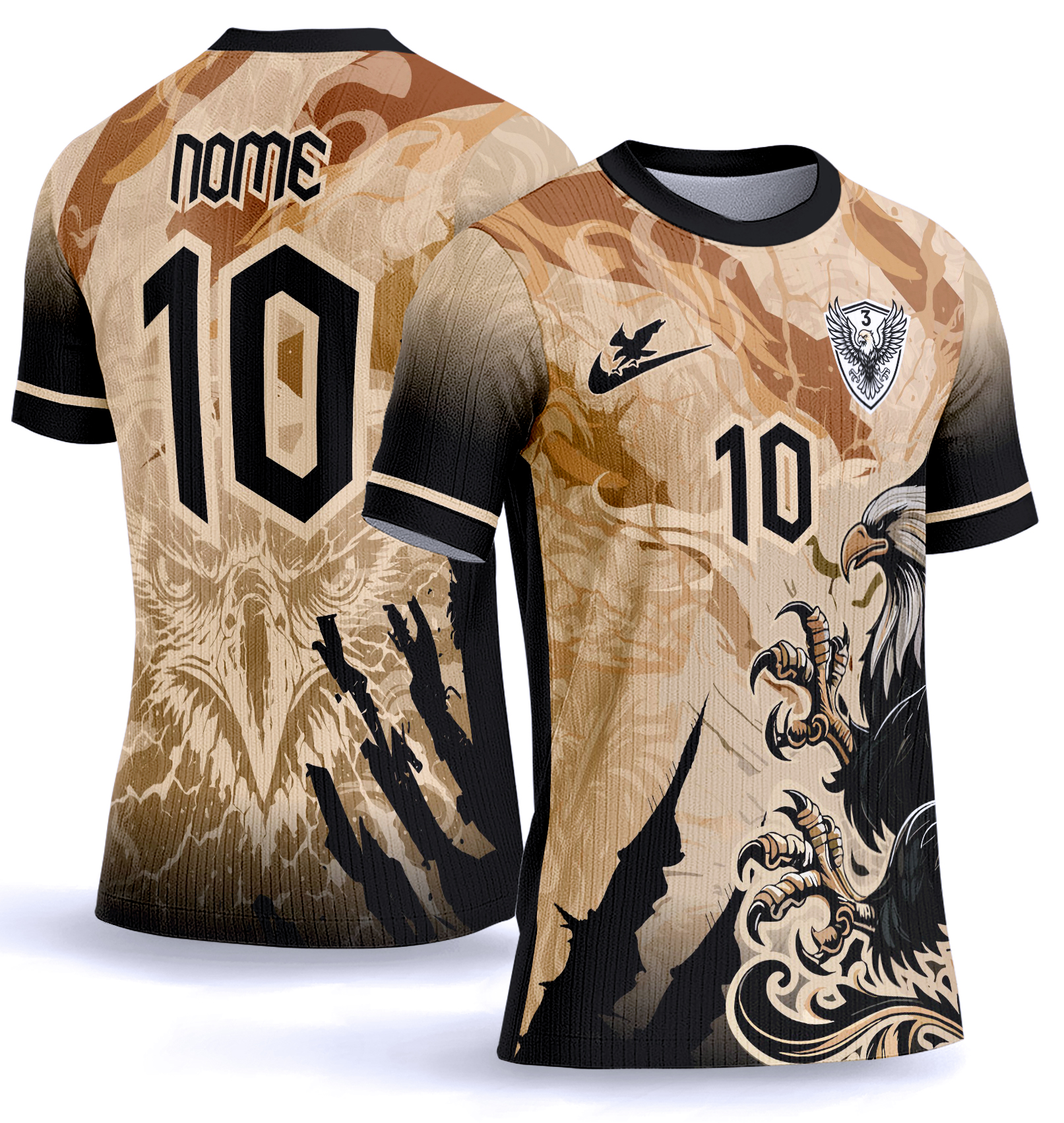 Arte vetor camisa Interclasse gavião 0019