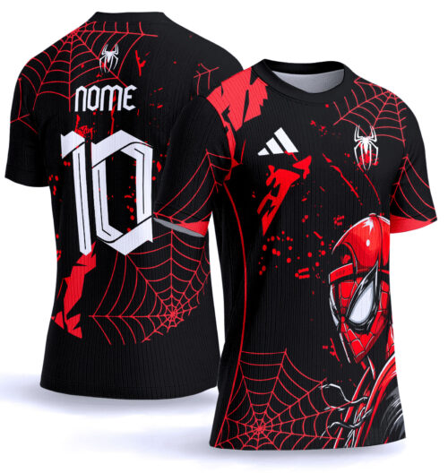 Arte vetor camisa Interclasse homem aranha 0030