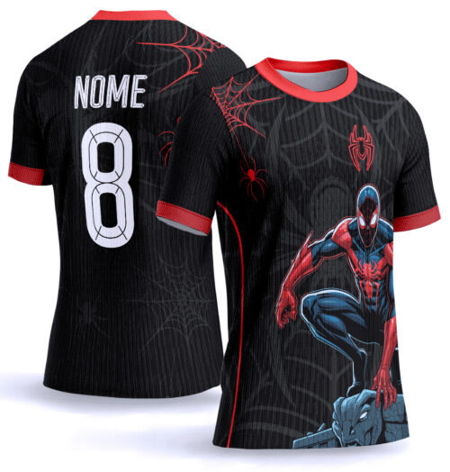 Arte vetor camisa Interclasse homem aranha 0034