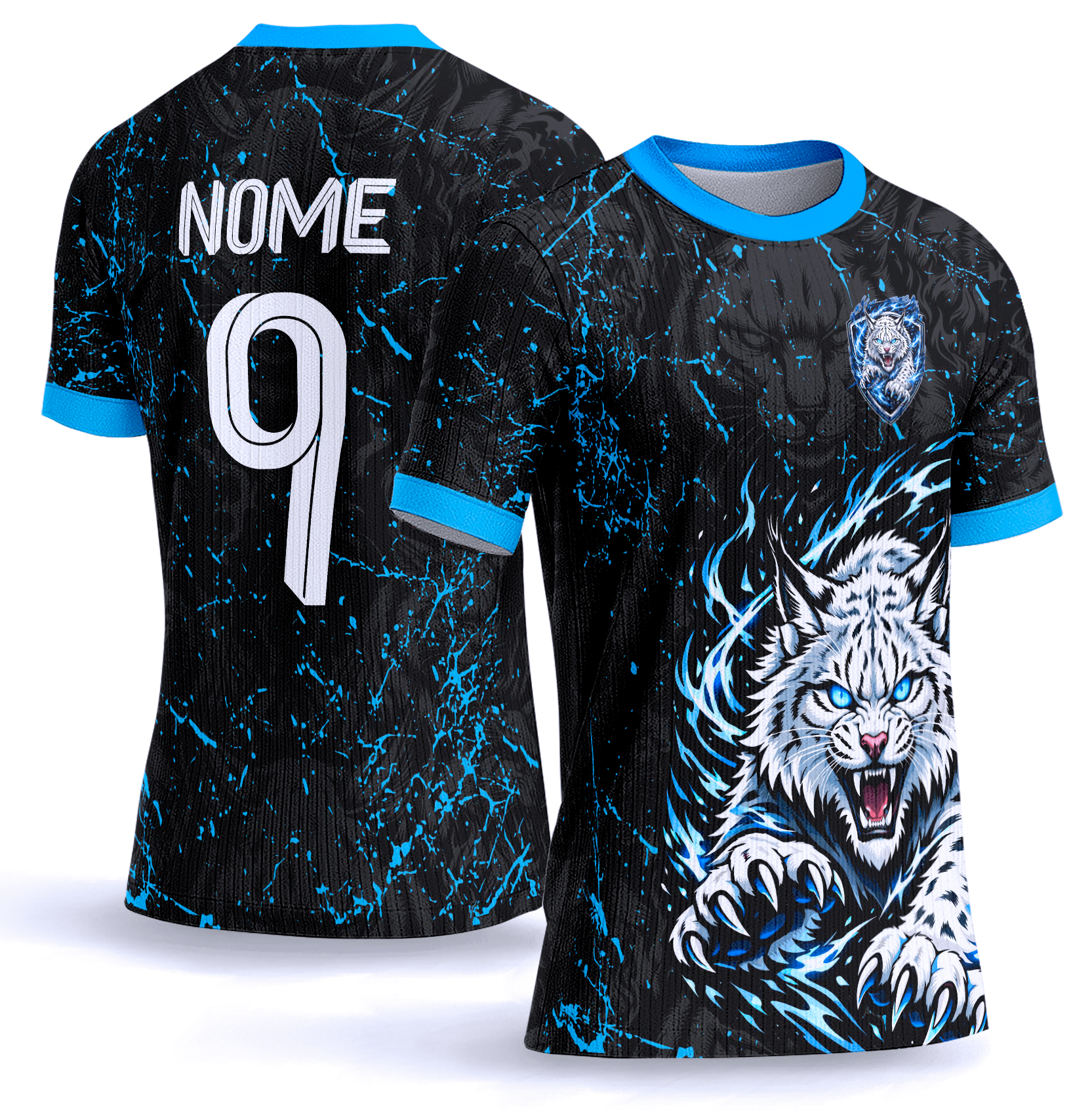 Arte vetor camisa Interclasse lince 0035