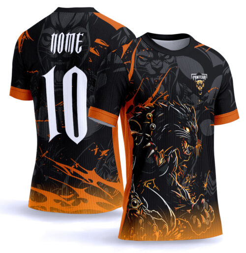 Arte vetor camisa Interclasse pantera 0012