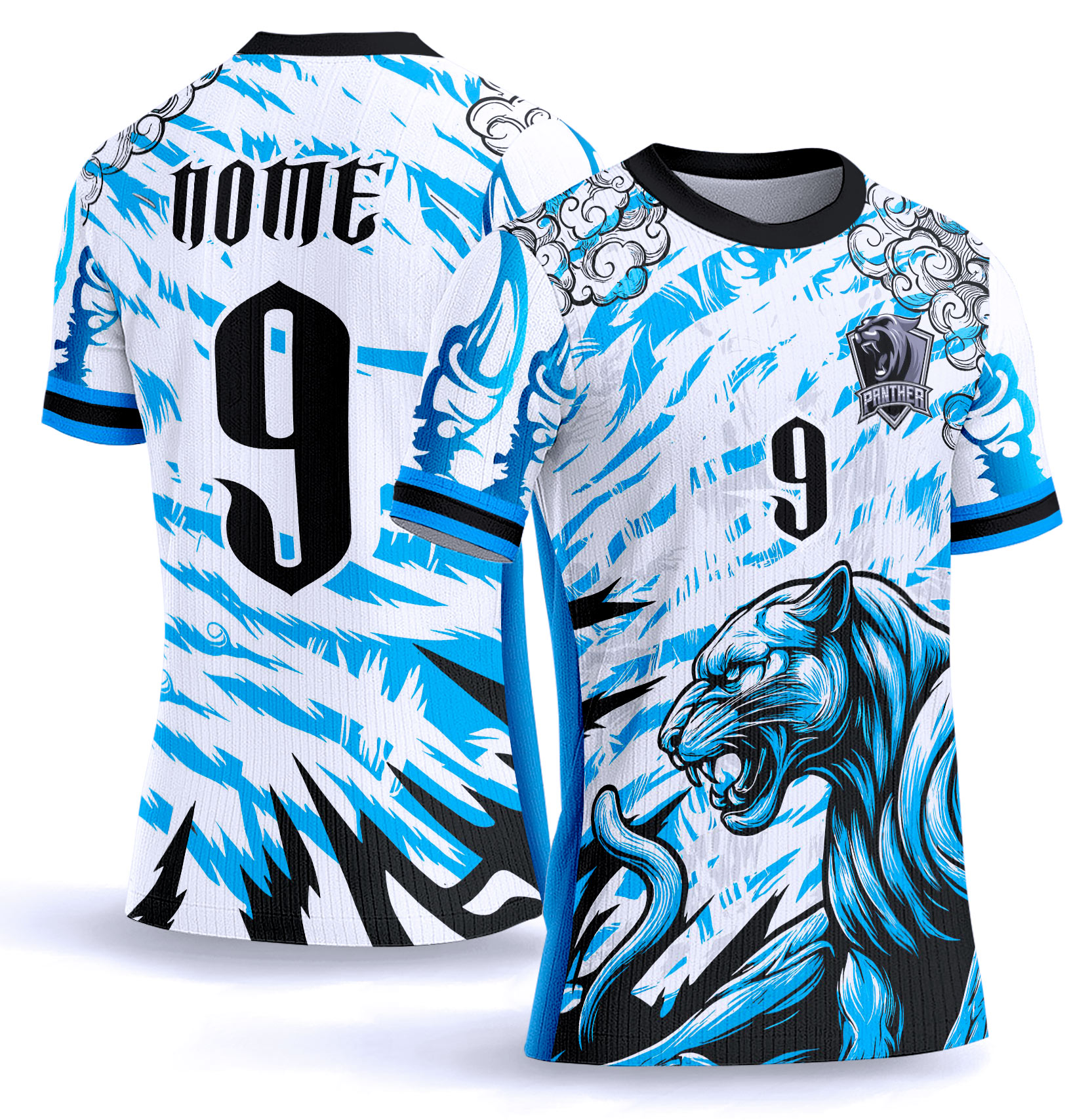 Arte vetor camisa Interclasse pantera 0013