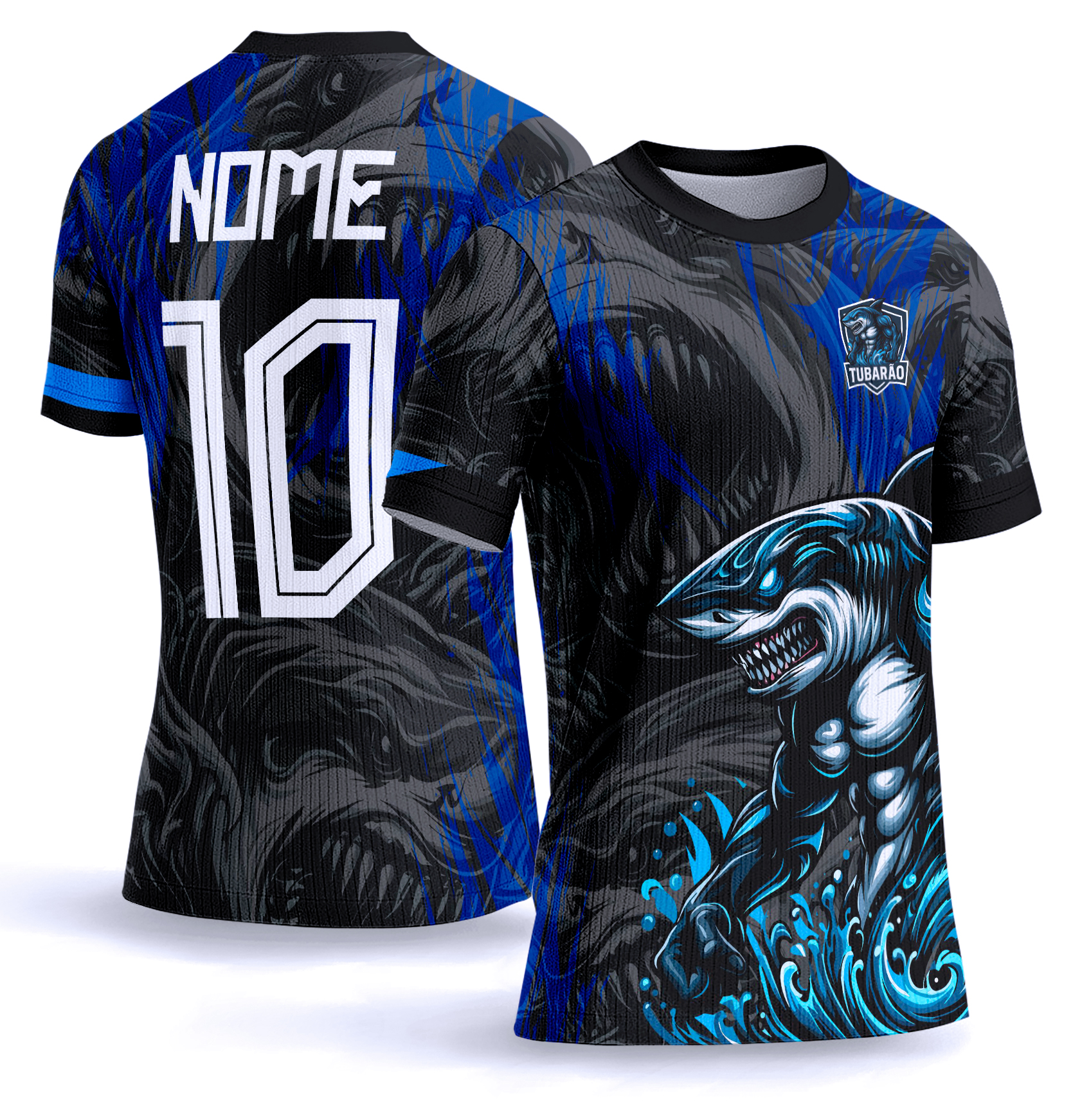 Arte Vetor Camisa Interclasse tubarão 0002