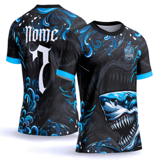 Arte vetor camisa Interclasse tubarão 0004