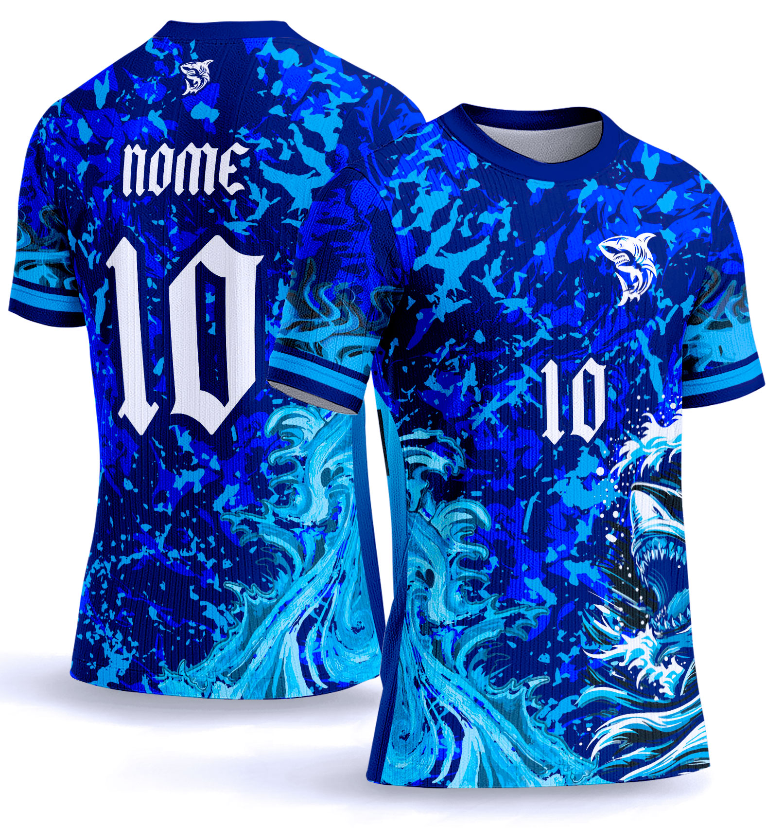 Arte vetor camisa Interclasse tubarão 0025