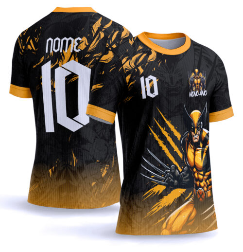 Arte Vetor Camisa Interclasse wolverine 0001