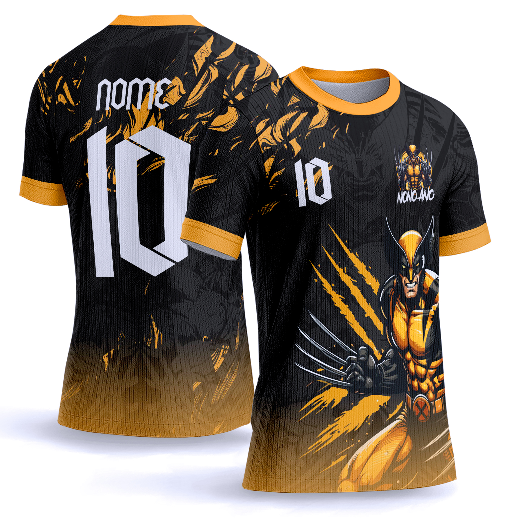 Arte Vetor Camisa Interclasse wolverine 0001