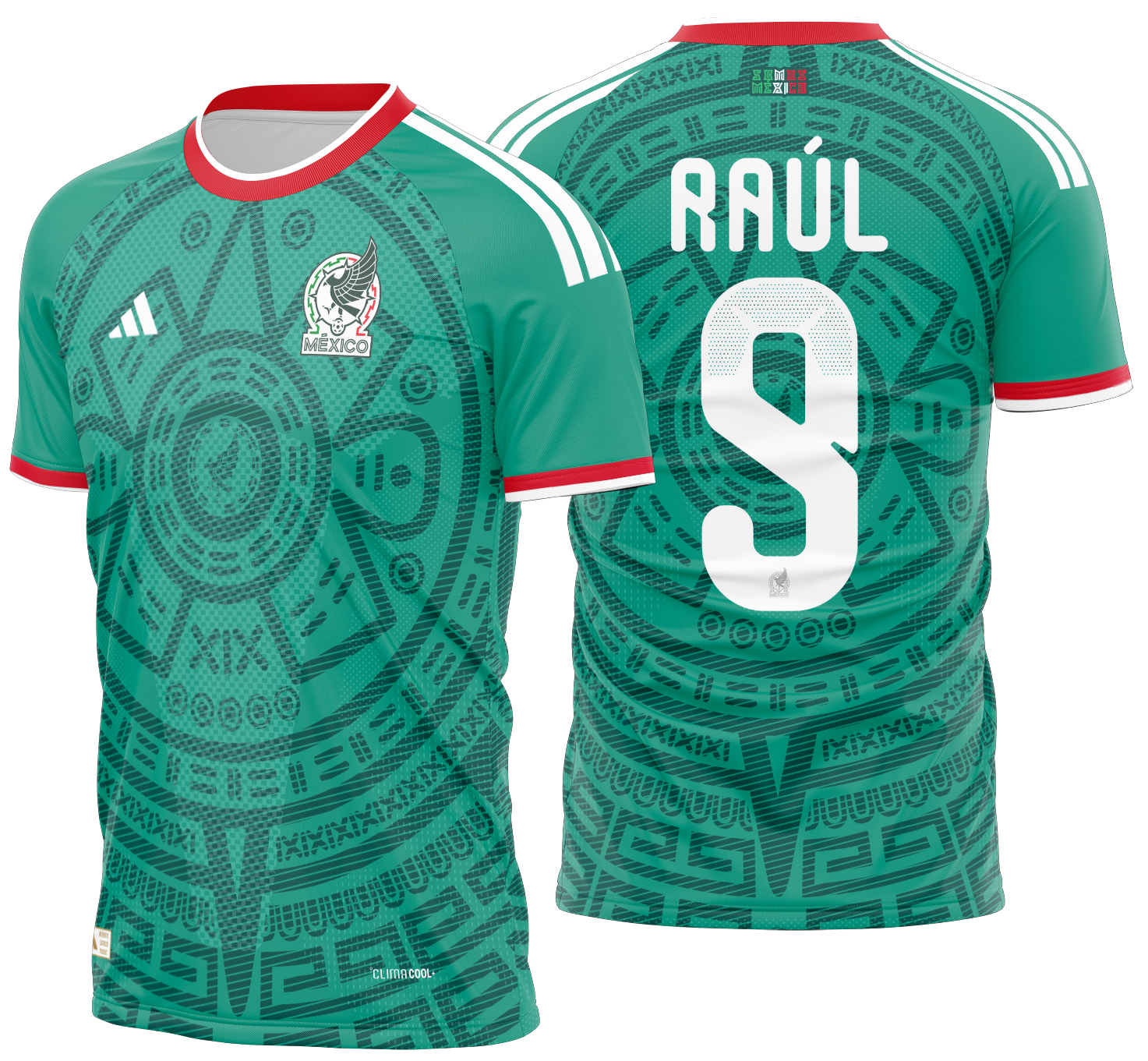Arte vetor camisa México local 2026