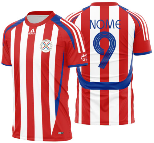 Arte vetor camisa Paraguay Local 2007