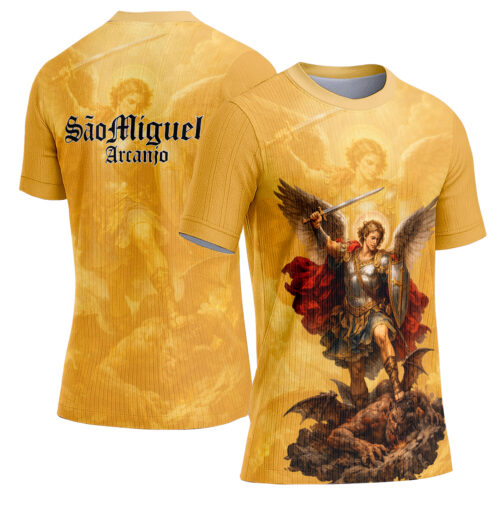 Arte estampa camisa São Miguel Arcanjo 001