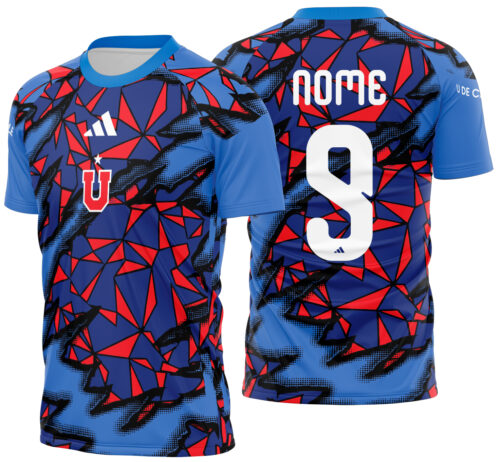 Estampa Vetorial Camisa Pré-Jogo Universidad de Chile 2026