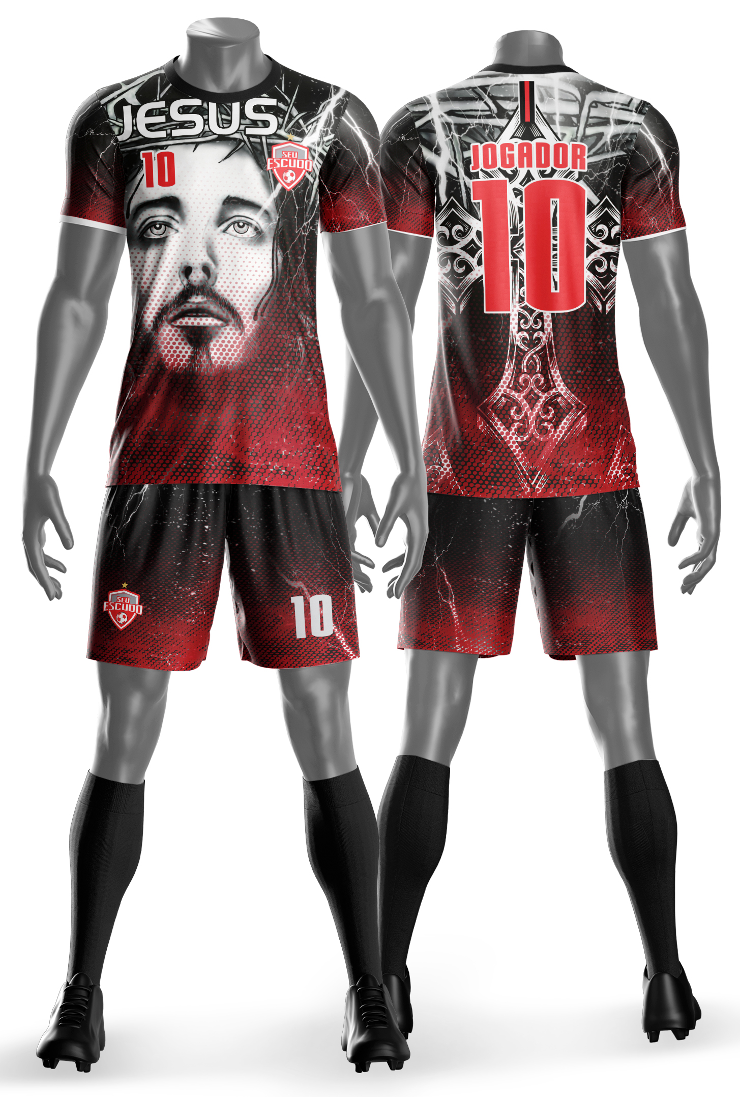 Arte Vetor Camisa uniforme Esportivo 001