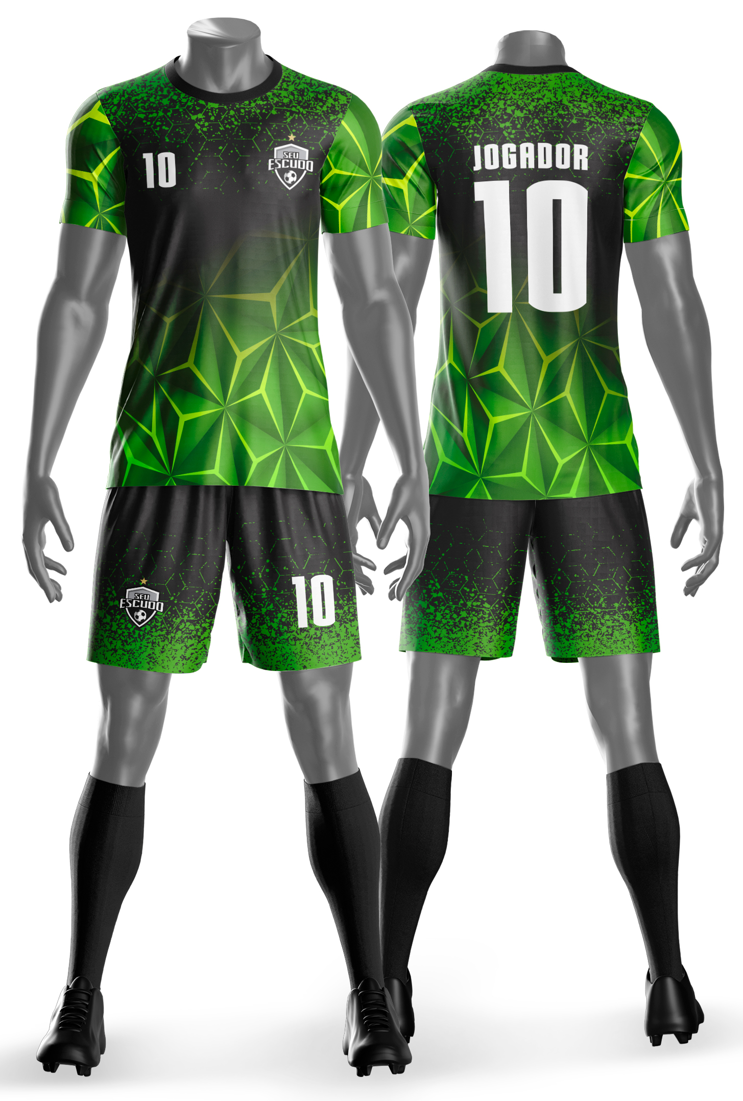 Arte Vetor camisa uiforme Esportivo 002
