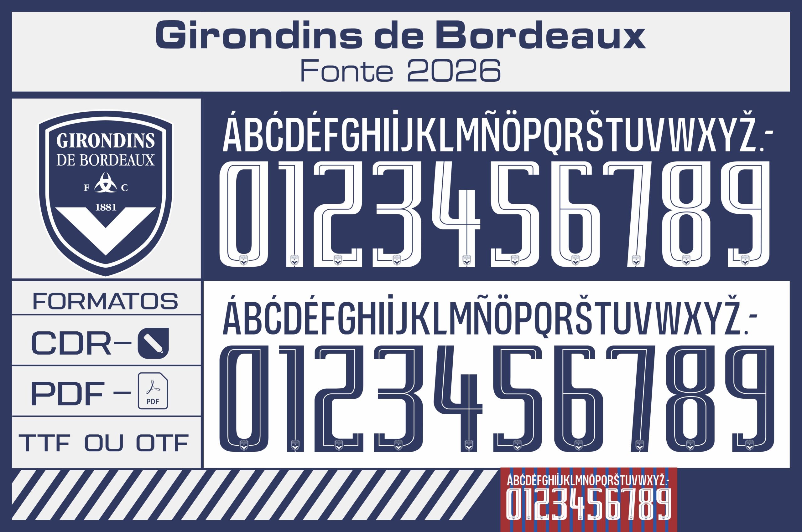 Fonte Girondins de Bordeaux 2025 2026