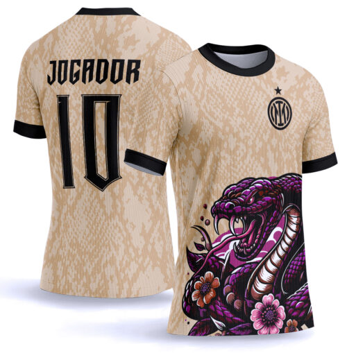 Arte vetor camisa Interclasse cobra 0047