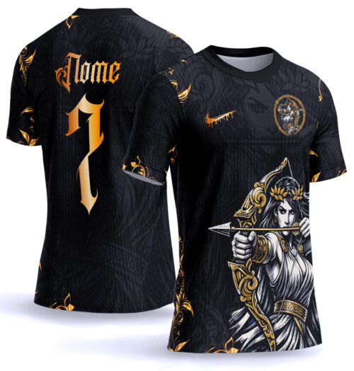 Arte vetor camisa Interclasse deusa grega 0063