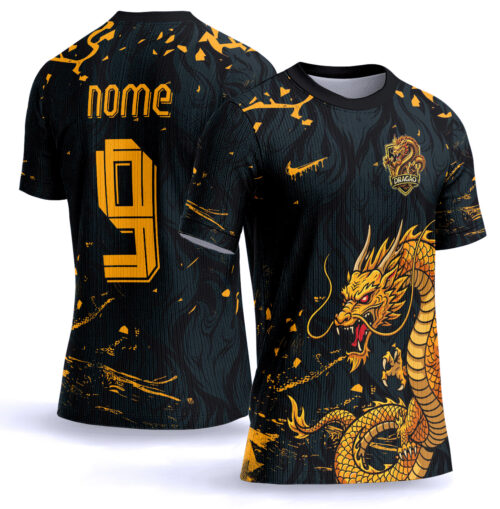 Arte vetor camisa Interclasse dragão 0058