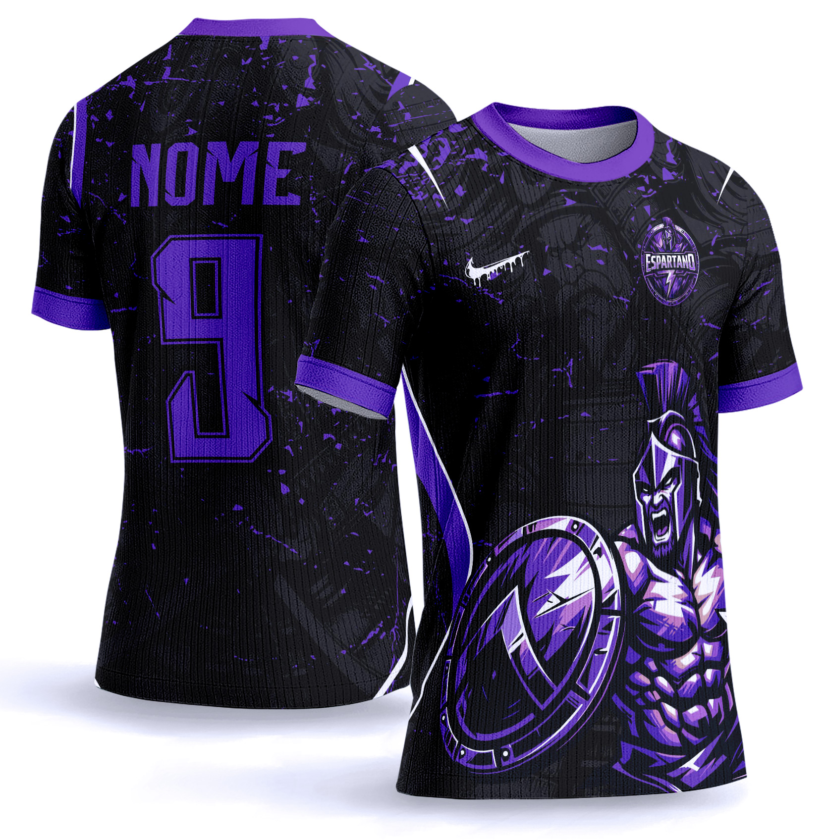 Arte vetor camisa Interclasse espartano 0054