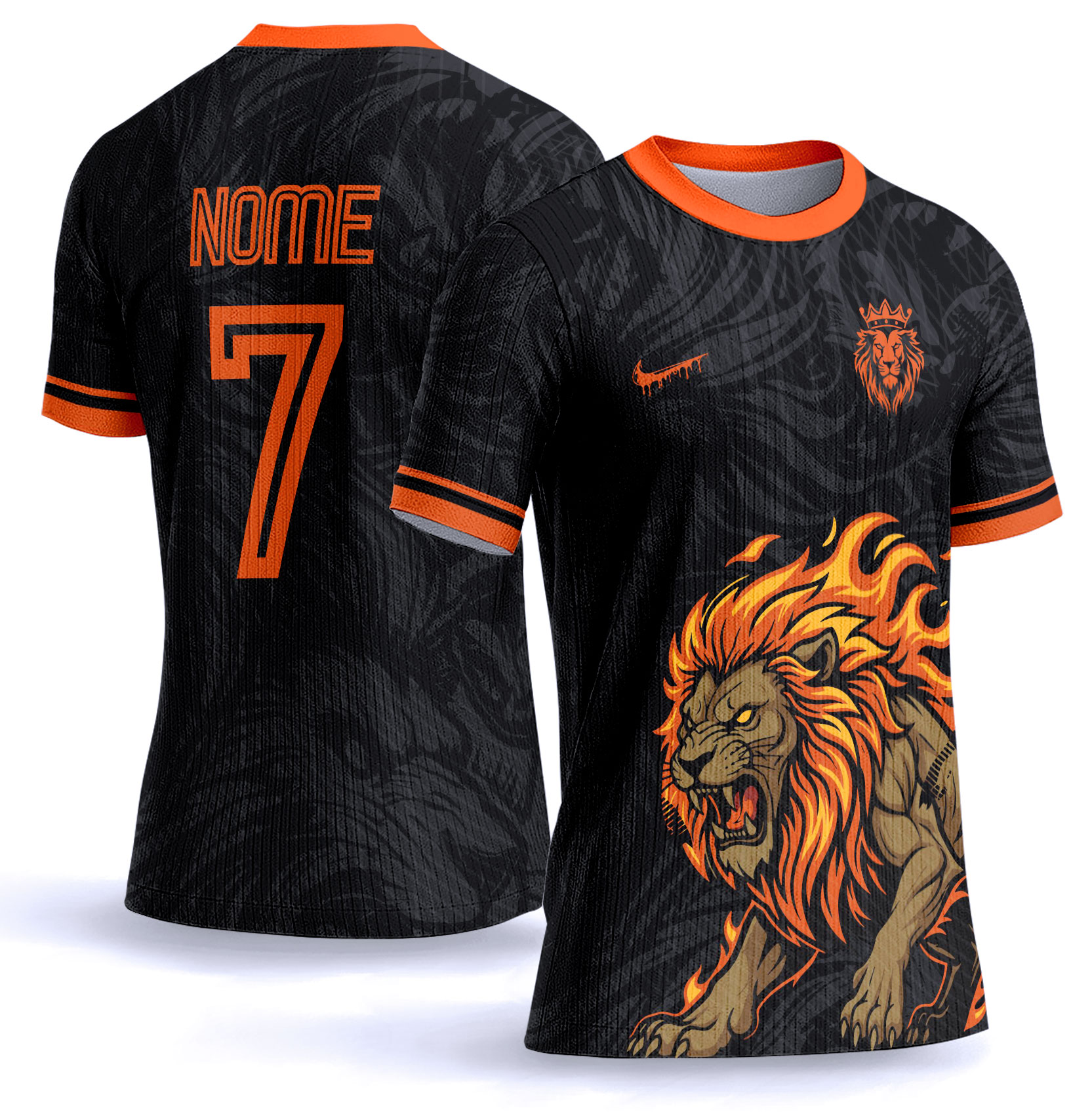 Arte vetor camisa Interclasse leão 0049