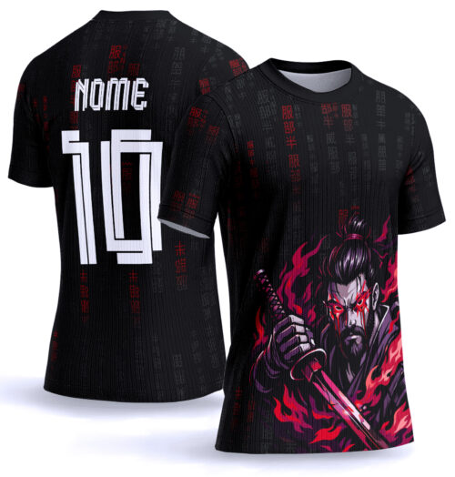 Arte vetor camisa Interclasse samurai 0038