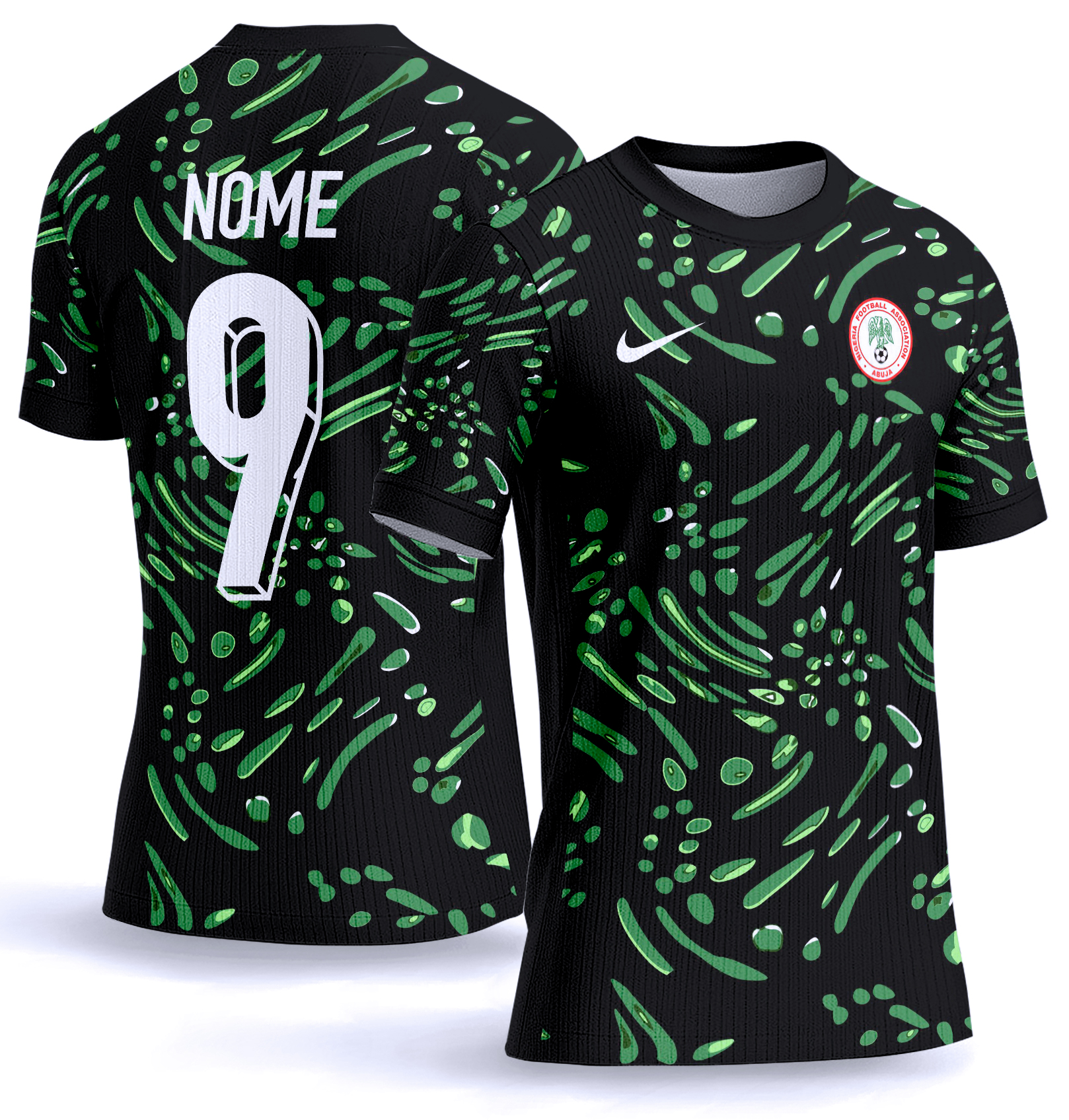 Arte vetor camisa Nigeria Visita 2024