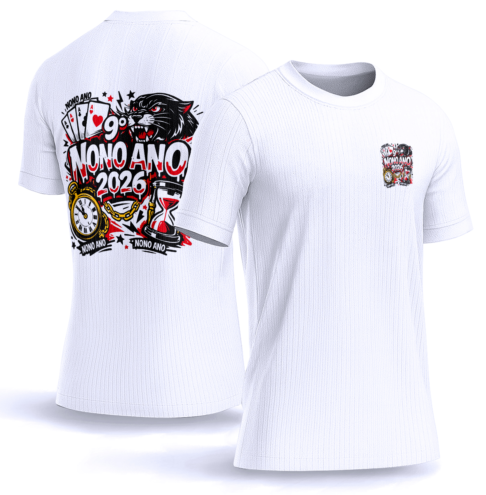 Arte vetor camisa Nono ano pantera 007