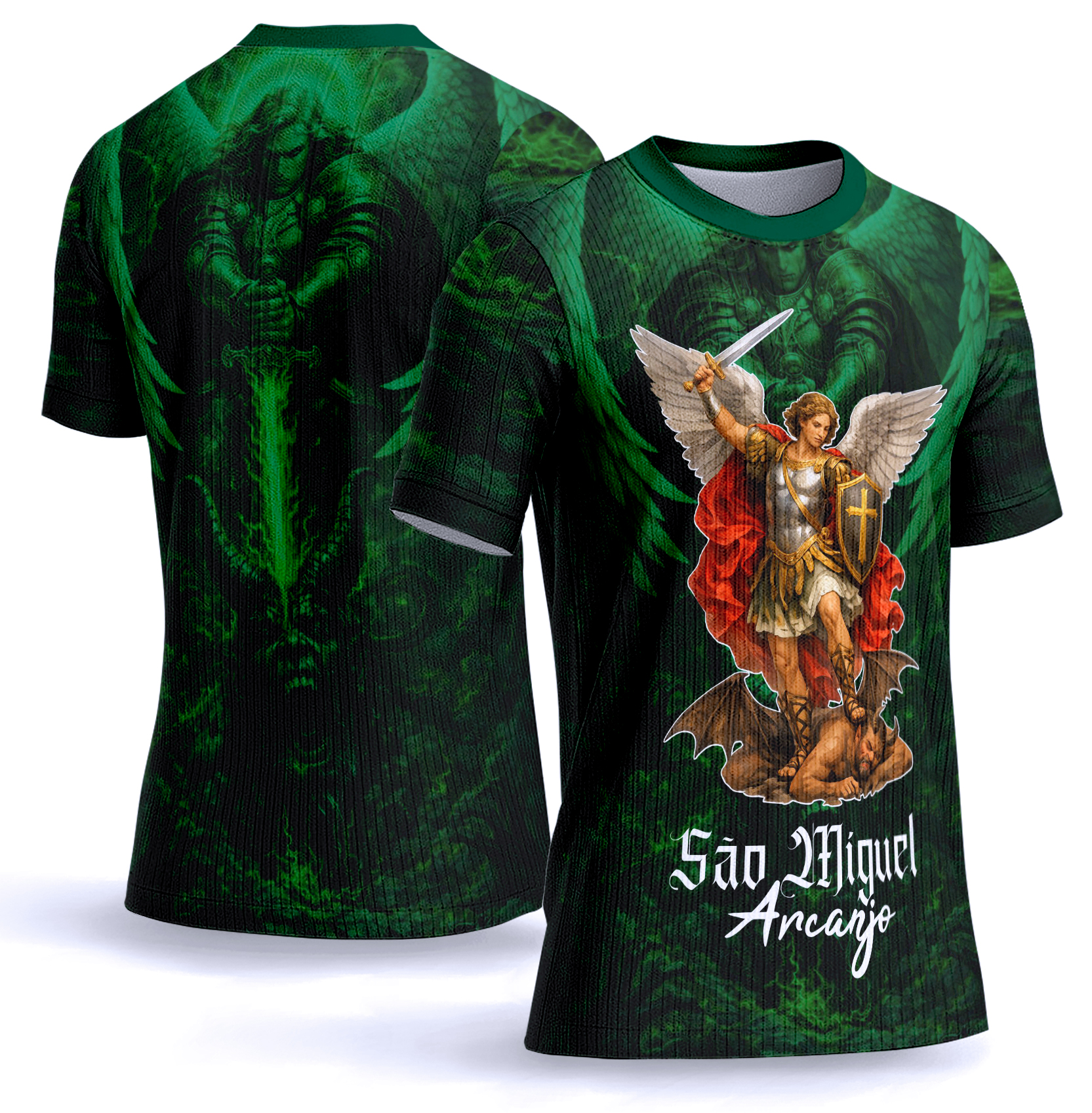Arte estampa camisa São Miguel Arcanjo 005