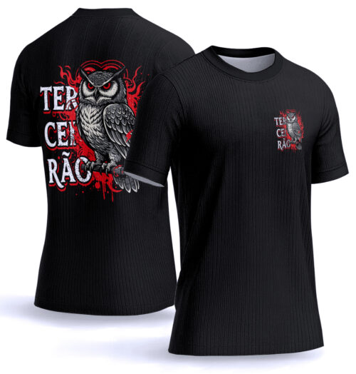 Arte vetor camisa Terceirão coruja 010