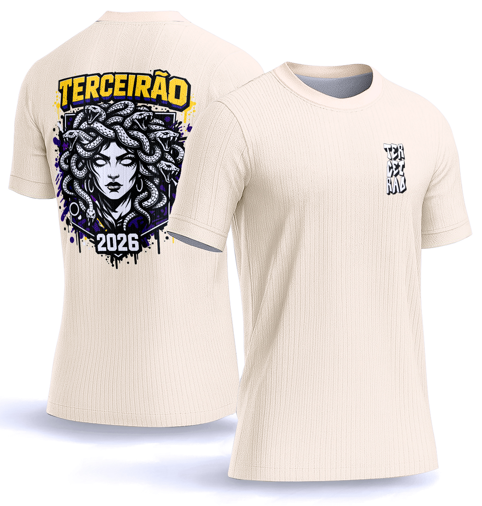 Arte vetor camisa Terceirão medusa 012