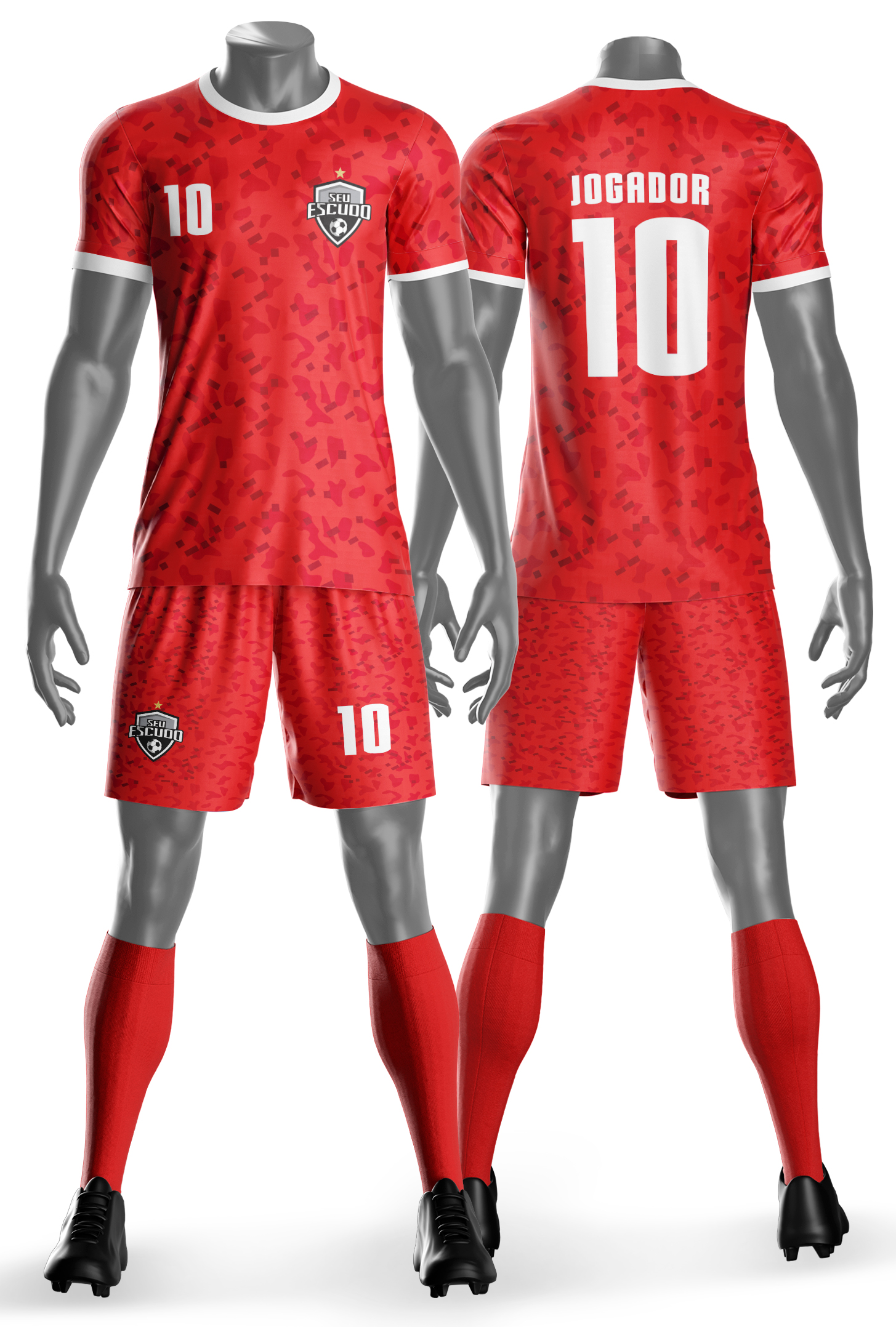 Arte Vetor camisa uiforme Esportivo 004